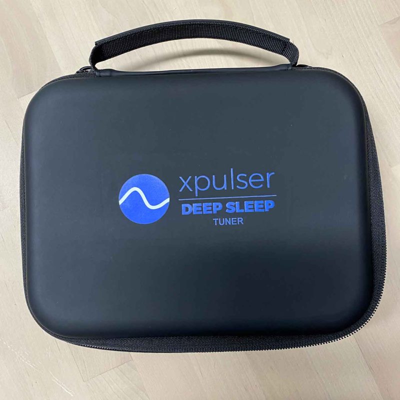 XPulser Deep Sleep Machine traveling case closed
